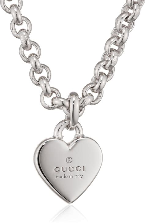 vintage gucci watch necklace|gucci necklace with heart pendant.